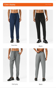 Pantalones de Diseño Nuevo, Casuales, de Cintura Media, Corte Recto, Pierna Ancha, de Secado Rápido, en Tela de Seda de Hielo, ODM - Product Image 6