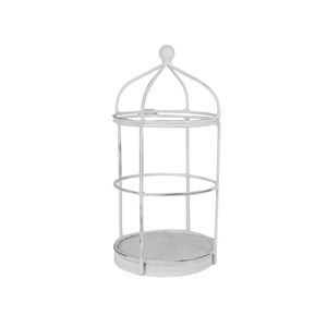 Modern <b>Metal</b> <b>Candle</b> Stand <b>Holder</b> <b>Black</b> and White Steel Frame Decorative Home Lighting Fixture for Indoor Use - Product Image 2