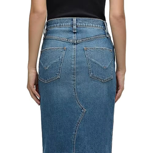 Shorts Vaqueros Casuales de Talla Grande para Mujer, Faldas Transpirables de Algodón, Faldas Vaqueras Largas y Anchas de Alta Calidad para Mujer - Product Image 4