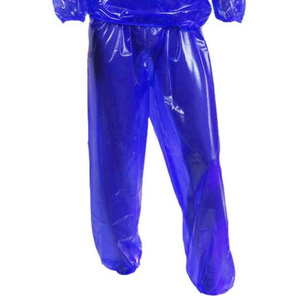 OEM Wholesale Fitness Sweat Polyester/Nylon Unisex Elastic Waist Breathable Four-Way Stretch <b>Applique</b> Customized Logo Sauna Suit - Product Image 3