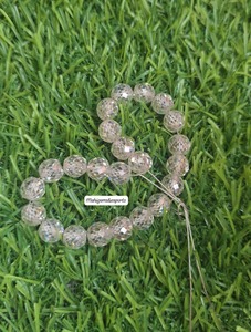 Perlas de Moissanita Blancas Redondas de 8 MM, Corte AAA, Hechas a Mano, Proveedor Mayorista para la Fabricación de Joyería - Product Image 5