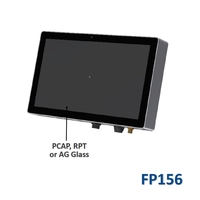 Moniteur industriel de bureau étanche IP67, écran tactile TFT LCD rétroéclairé LED (PCAP/résistif) avec gradation automatique, télécommande SDI IR
