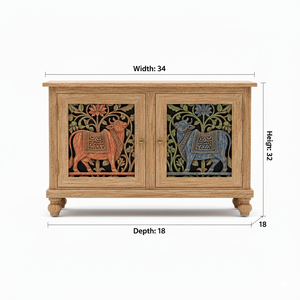 Aparador de Madera Elegante de la Mejor Calidad con Estantes Ajustables para las Necesidades de Organización del Hogar, Disponible para la Venta - Product Image 4