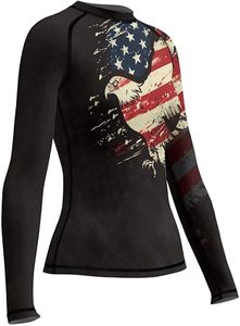 Custom Design Men's Long Sleeve Rashguard BJJ Compression Wear 100% Polyester Premium Quality OEM Service <b>Heat</b>-Transfer Printed - Product Image 2