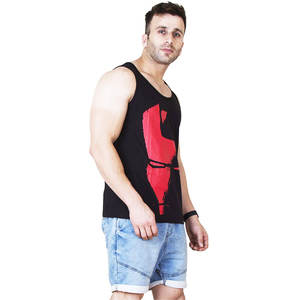 Camiseta sin Mangas para Hombre, Talla Grande, para Gimnasio, Deportes, Secado Rápido, Ecológica, Servicio OEM, Transpirable, de Algodón y Bambú, Antipilling, Personalizada - Product Image 3