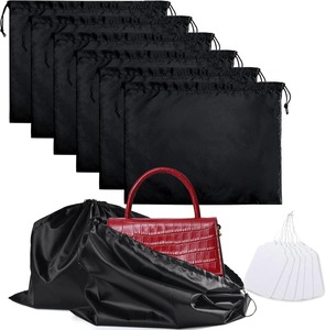 Sac de protection de luxe anti-taches avec fermeture éclair et logo personnalisé pour sacs à main, chaussures, montres, bijoux et solutions d'emballage pour boutiques - Product Image 1