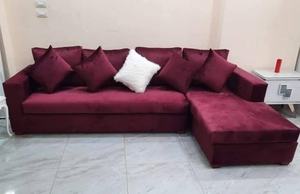 Canapé d'angle de luxe en tissu, coussins moelleux, mobilier moderne et durable pour salon - Product Image 3