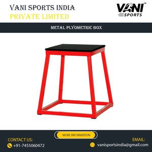 Caja de Salto Pliométrica de Metal Resistente de 18 Pulgadas, Directo de Fábrica, Caja de Entrenamiento Pliométrica de Acero para Gimnasio, CrossFit y Entrenamiento Físico - Product Image 2