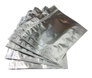 Metalized CPE Zipper Rigid Plastic <b>Bags</b> with Hand Length Handle for Smart Electronics Packaging SYSTECH Anti-static - Product Image 4