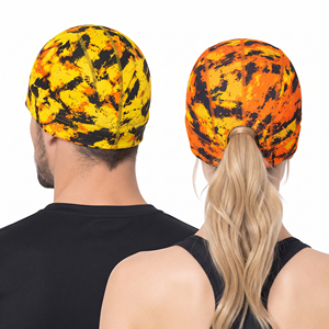 Gorro Deportivo Unisex con Estampado de Calavera por Sublimación, Transpirable, de Poliéster, para Correr, Ciclismo y Deportes - Product Image 2