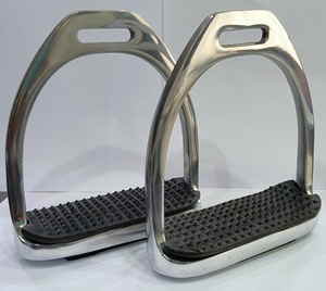 Tùy chỉnh cưỡi stirrups với miếng đệm cao su được làm từ nhôm bền-Nhà sản xuất Ấn Độ sắt stirrup với cao su Pad - Product Image 3