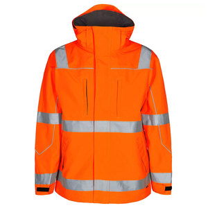 Best Quality <b>High</b> <b>Visibility</b> Construction Workwear <b>Jackets</b> Hi Vis Waterproof Feature <b>Softshell</b> Safety Security <b>Jackets</b> - Product Image 3