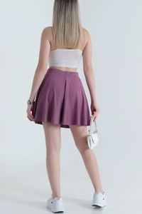 Jupes crayon taille haute pour femmes 2026, tricotées, style été-automne, imprimées, 100 % coton, durables, respirantes, simples, mignonnes avec nœud - Product Image 6