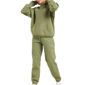 Custom <b>Men</b>’s Oversized Tracksuit <b>Set</b> 100% Cotton Heavyweight Fleece Hoodie & Sweatpants Premium Streetwear Sweatsuit - Product Image 1