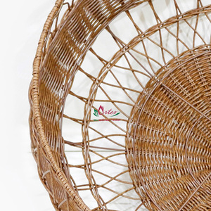 Abat-jour en plastique fait main en forme de cloche, style bohème, écologique, décoration artisanale - Product Image 4