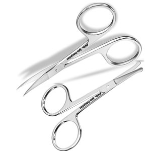 Eyebrow Scissors Small <b>Precision</b> Grooming Scissors for Men & Women Stainless Steel Facial Hair Trimming <b>Tool</b> for Safe - Product Image 1