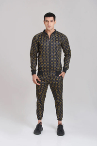 Conjunto Deportivo de Lujo para Hombre 2 en 1, Transpirable, con Capucha, de Forro Polar, 100% Algodón, Diseño de Logotipo Personalizado, Cierre con Cordón, Bolsillos Laterales - Product Image 4