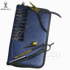 Meilleure Vente 2026 : Kit d'Outils pour Extensions Capillaires en Gros avec Étui Bleu, Ciseaux, Pince Plaquée, Pinces à Cheveux et Aiguille à Boucle de Tirage - Product Image 6
