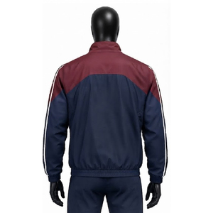 Custom <b>Track</b> <b>Jacket</b> Sportswear <b>Men</b> Lightweight Breathable Zip Up Training Running Fitness Activewear Factory Wholesale Supplier - Product Image 5