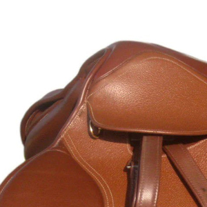 Selle d'équitation en cuir de vachette de haute qualité, personnalisable avec logo, style anglais, avec arceau en bois, toutes tailles disponibles - Product Image 6