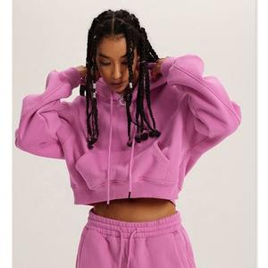 Chándal Deportivo para Mujer, Ecológico, Resistente al Viento, Transpirable, de Forro Polar, Sólido, Premium, Cómodo, con Acabado Lavado Ácido - Product Image 3