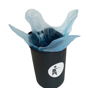 Bolsas de basura de plástico en forma de S de alta resistencia en rollos Parte inferior sellada de estrella plana resistente a fugas con lazos superiores ondulados Hecho en Vietnam - Product Image 6