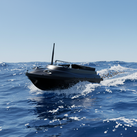Bateau de pêche télécommandé de haute qualité à bas prix, correction automatique de biais de haute précision, bateau à appâts de pêche GPS