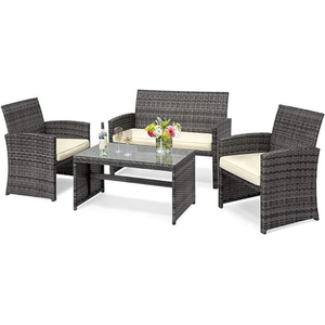 Phu Linh Modern Villa <b>Garden</b> Sofa Furniture Set with 10Cm Seat Cushion Outdoor Dining Pe <b>Rattan</b> Hydro Design - Product Image 6