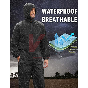 Trendy <b>Men</b>’s Streetwear Windbreaker Tracksuit <b>Lightweight</b> Summer <b>Jacket</b> & Pants Bulk Supplier - Product Image 2