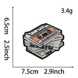 Customized Twill Fabric Embroidery <b>Patch</b> for Casual Wear Jackets Clothes Caps Iron <b>On</b> <b>Sew</b> <b>On</b> Embroidered Logo Badge Wholesale - Product Image 1