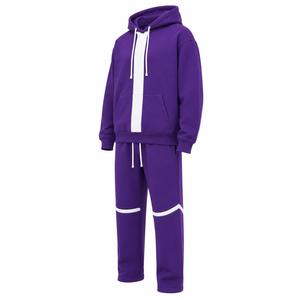Ensemble de survêtement en molleton épais avec sweat à capuche et pantalon de jogging pour activités décontractées et en plein air, qualité supérieure, unisexe - Product Image 3