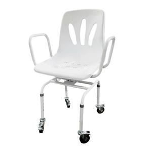 Asiento de Ducha de Acero Inoxidable (con Ruedas) - Product Image 1