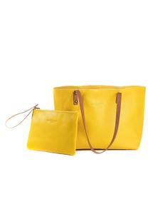 Bolso Tote de Cuero Genuino Hecho a Mano en Color Sólido con Cierre de Cremallera para Uso Diario, Moda Femenina LTB-0243 - Product Image 2