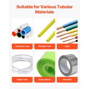 Auto <b>Heat</b>-Shrink Tube Cutter <b>Cable</b> Pipe Cutting Machine 1mm-85mm Cutting Width 0.1mm-99999.9mm Length Automatic for Tube Cu - Product Image 4