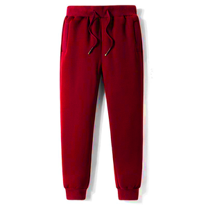 Pantalon de jogging en molleton personnalisé de qualité supérieure pour hommes avec intérieur brossé doux, cordon de serrage ajustable à la taille et jambe fuselée - Product Image 1