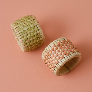 High Quality Napkin Rings Made of Rattan for <b>Table</b> Decoration Napkin Ring From India At Wholesale Price - Product Image 4
