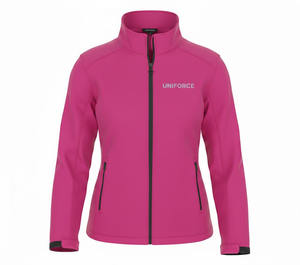 เสื้อแจ็คเก็ตผู้หญิงแบบสั่งทำพิเศษ ทำจากหนังแกะ บุด้วยผ้าฟลีซ กันน้ำ กันลม ระบายอากาศได้ดี แห้งเร็ว มีซิปเต็มตัว คอตั้ง สำหรับกิจกรรมกลางแจ้ง - Product Image 3