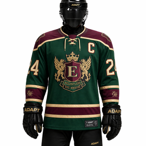 High Quality Custom Ice Hockey Jersey Men Breathable Mesh Pro Hockey <b>Shirt</b> Embroidery Twill Logo Team Uniform - Product Image 3