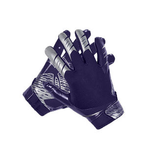 Gants de football américain 2026 en cuir véritable de haute qualité, imperméables, personnalisables, vente en gros, offre spéciale - Product Image 5