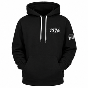 Sweat-shirt à capuche personnalisé pour homme, coupe classique, en coton tricoté, avec drapeau imprimé personnalisé, poche surdimensionnée, vêtement d'automne - Product Image 4