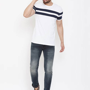 Camisetas de talla grande para hombre, lisas, con cuello redondo, personalizadas al por mayor, 100% originales, con impresión de logotipo personalizado. - Product Image 1