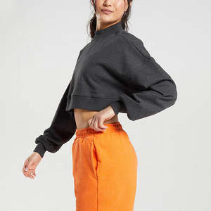 Hoodies pour femmes respirants de haute qualité, crop tops pour femmes, meilleur prix et bonne qualité, crop tops pour femmes OEM - Product Image 3