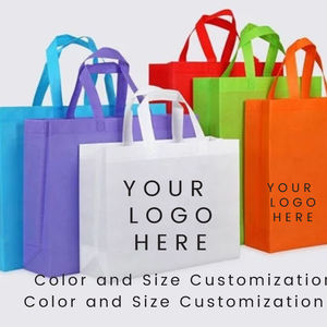 Sac fourre-tout non tissé personnalisé en gros, durable et réutilisable, avec logo, écologique, disponible en plusieurs tailles - Product Image 4