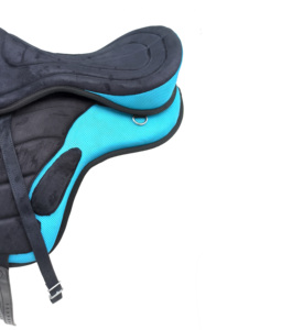 Silla de Montar Inglesa Freemax Blue Treeless, Ligera y Flexible, para Entrenamiento de Equitación - Product Image 3