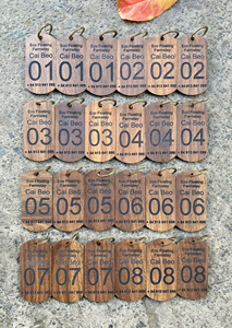 Enseigne murale de réception de bureau en bois personnalisée gravée au laser pour la vente en gros - Product Image 5