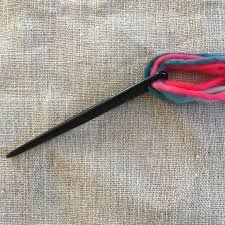 Nouvelle aiguille à broder rustique et écologique en corne de buffle, pointe fine, pour la laine et le fil, couture durable pour le tufting et la couture - Product Image 3