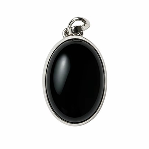 Compre un Colgante de Ónix Negro Natural de 65 Quilates, Plata de Ley 925, Joyería de Piedras Preciosas Hecha a Mano para Uso Diario y de Moda - Product Image 3