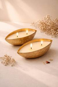 Brass <b>Candle</b> Jar with Lid Handmade Decorative Metal <b>Candle</b> Container Reusable <b>Candle</b> <b>Holder</b> for Home Decor Aromatherapy Gift - Product Image 5
