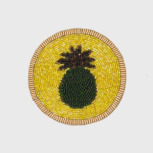 Cute handmade <b>beaded</b> fashionable customized choice <b>beaded</b> color full Flower design <b>coaster</b> Durable Office Table Home descorative - Product Image 5