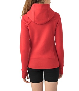 Veste à capuche pour femme avec poche à manches longues de haute qualité en gros avec personnalisation de haute qualité 2025 - Product Image 2